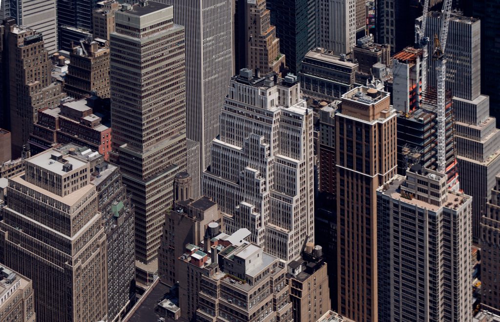 View on Skyscrapers from Empire state Building