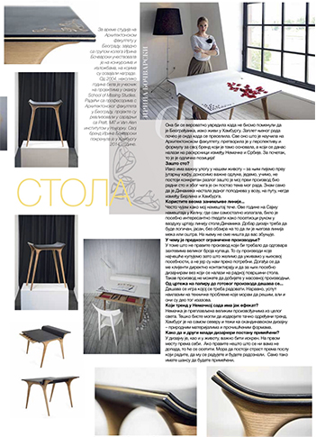 Page of Magazine Plezir, Novemeber issue, 2016